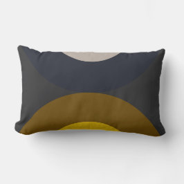 ミッドセンチュリーモダンブロンズマスタードサンダー ランバークッション