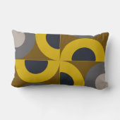 ミッドセンチュリーモダンブロンズマスタードサンダー ランバークッション (裏面)