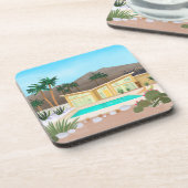 ミッドセンチュリーモダンプールハウスセットオブコースター コースター (左側)