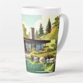 ミッドセンチュリーモダンホーム#94 カフェラテマグ (右アングル)