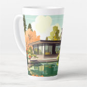 ミッドセンチュリーモダンホーム#94 カフェラテマグ (左アングル)