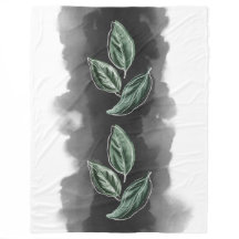 ミッドセンチュリーモダンボタニカルグリーンバシ葉ル