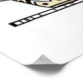 ミッドセンチュリーモダンボホの台所壁 ポスター (角)