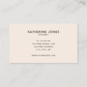 ミッドセンチュリーモダンボホシック 名刺 (裏面)