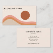 ミッドセンチュリーモダンボホシック 名刺 (正面/裏面)