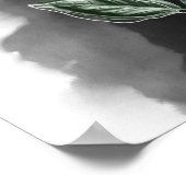 ミッドセンチュリーモダンボ離れタニカルウォールアート ポスター (角)