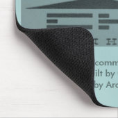 ミッドセンチュリーモダンマウスパッド1958トロントカナダ マウスパッド (コーナー)