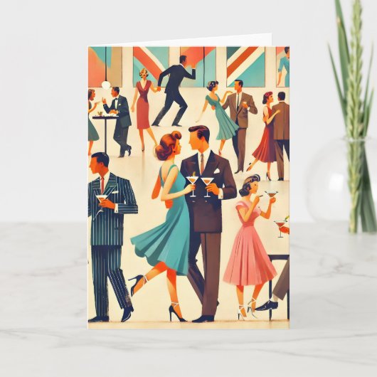 ミッドセンチュリーモダンマティーニスアットザクラブ カード (正面)