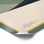 ミッドセンチュリーモダンマルティニカクテルアワー ポスター (コーナー)