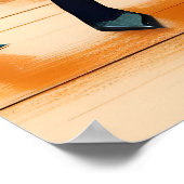 ミッドセンチュリーモダンマルティーニ踊りカクテルパーティー ポスター (角)