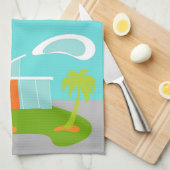 ミッドセンチュリーモダンマンガハウスキッチンタオル キッチンタオル (四つ折り)