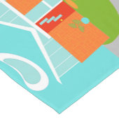 ミッドセンチュリーモダンマンガハウステーブルランナー ショートテーブルランナー (コーナー)