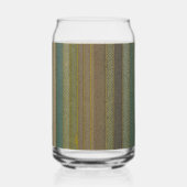 ミッドセンチュリーモダンミュートストライププリント ガラス缶 (左)