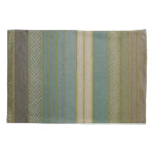 ミッドセンチュリーモダンミュートストライププリント 枕カバー (裏面)