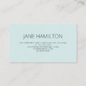 ミッドセンチュリーモダンミントグリーン 名刺 (裏面)