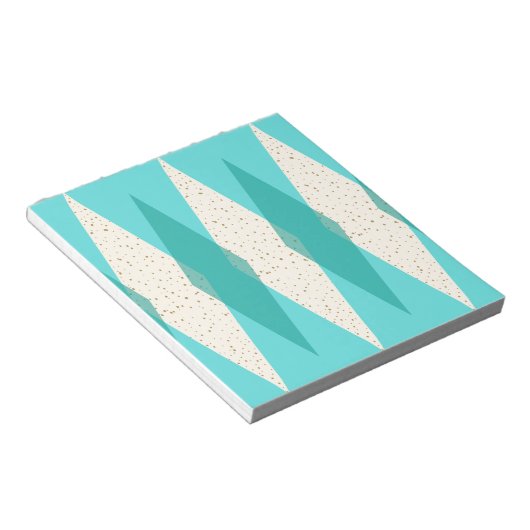 ミッドセンチュリーモダンメモアーガイル帳 ノートパッド (アングル)