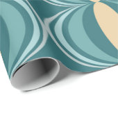 ミッドセンチュリーモダンメロン模様 ラッピングペーパー (ロールコーナー)