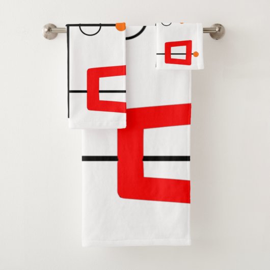 ミッドセンチュリーモダンモバイル バスタオルセット (インサイチュ)