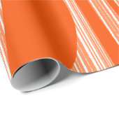 ミッドセンチュリーモダンラウンジパターンオレンジ ラッピングペーパー (ロールコーナー)