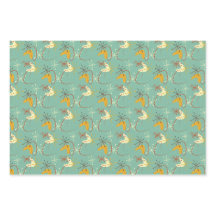 ミッドセンチュリーモダンラッピング紙-レトロ1950s