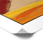 ミッドセンチュリーモダンリビングルーム ポスター (角)