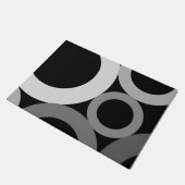 ミッドセンチュリーモダンリングや輪 ドアマット (アングル)