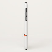 ミッドセンチュリーモダンレインボーツリーズ赤面ティール(緑がかった色)シンプル Case-Mate iPhoneケース (裏面/左)