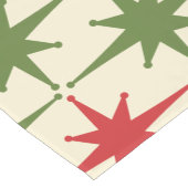 ミッドセンチュリーモダンレトロクリスマススターズ ショートテーブルランナー (コーナー)