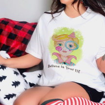 ミッドセンチュリーモダンレトロクリスマス小妖精や小人おもしろい引用文