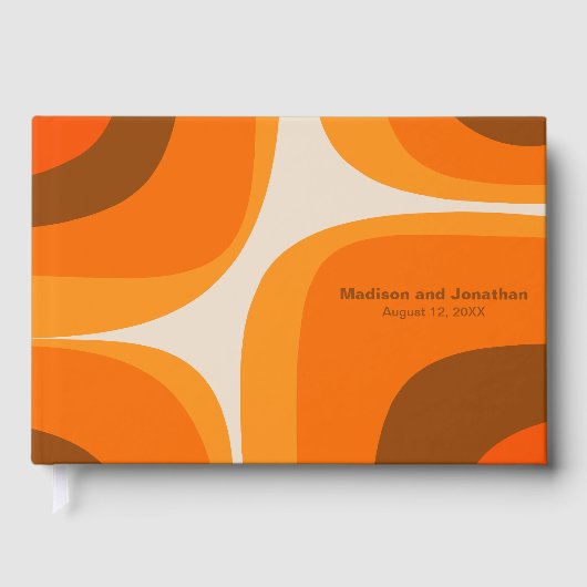 ミッドセンチュリーモダンレトログルーブモダニスト70年代 ゲストブック (正面)