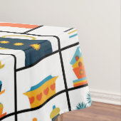 ミッドセンチュリーモダンレトロスタイリッシュキッチンシェルフ テーブルクロス (インサイチュ)