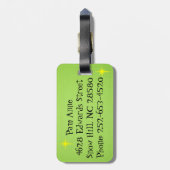 ミッドセンチュリーモダンレトロハウスワイフラゲージタグ ラゲッジタグ (裏面縦)