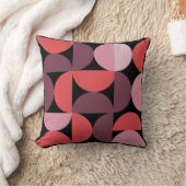 ミッドセンチュリーモダンレトロパターンカラフルテーマ クッション (ブランケット)