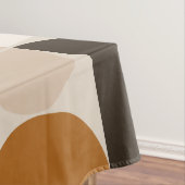 ミッドセンチュリーモダンレトロパターン茶色のアーストーン テーブルクロス (インサイチュ)