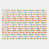 ミッドセンチュリーモダンレトロパーム春 ラッピングペーパーシート (正面)