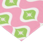 ミッドセンチュリーモダンレトロピンク幾何学模様 テーブルクロス (アングル)