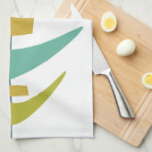 ミッドセンチュリーモダンレトロブーメラン キッチンタオル (四つ折り)