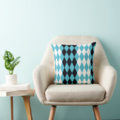 ミッドセンチュリーモダンレトロモダンダイアモンズハーレキン クッション (椅子)