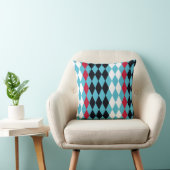 ミッドセンチュリーモダンレトロモダンダイアモンズハーレキン クッション (椅子)