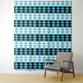 ミッドセンチュリーモダンレトロモダンダイアモンズハーレキン タペストリー (インサイチュ)