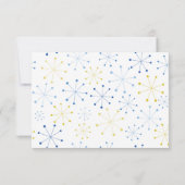 ミッドセンチュリーモダンレトロヴィンテージスタイルウェディングSVP 出欠カード (裏面)