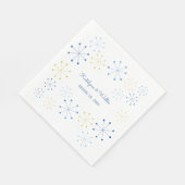 ミッドセンチュリーモダンレトロヴィンテージ結婚スタイル スタンダードランチョンナプキン (角)