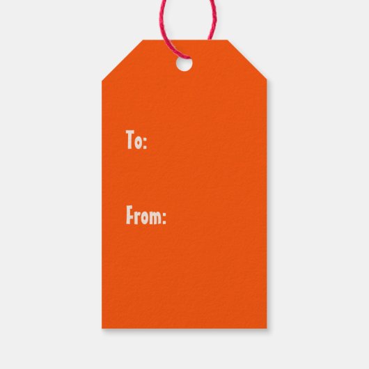 ミッドセンチュリーモダンレトロ原子ドットパターン ギフトタグ (裏面)