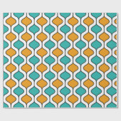 ミッドセンチュリーモダンレトロ原子包み紙 ラッピングペーパー (フラット)