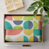 ミッドセンチュリーモダンレトロ抽象芸術アートデカップージ 薄葉紙 (ギフト)