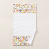 ミッドセンチュリーモダンレトロ秋輪 バスタオルセット (ハンドタオル)