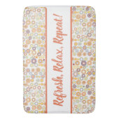 ミッドセンチュリーモダンレトロ秋輪 バスマット (正面縦)