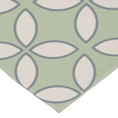 ミッドセンチュリーモダンレトロ結婚ズオリーブグリーン ショートテーブルランナー (コーナー)