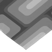 ミッドセンチュリーモダンロング長方形ダークグレー ショートテーブルランナー (コーナー)