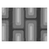 ミッドセンチュリーモダンロング長方形ダークグレー テーブルクロス (正面(横))